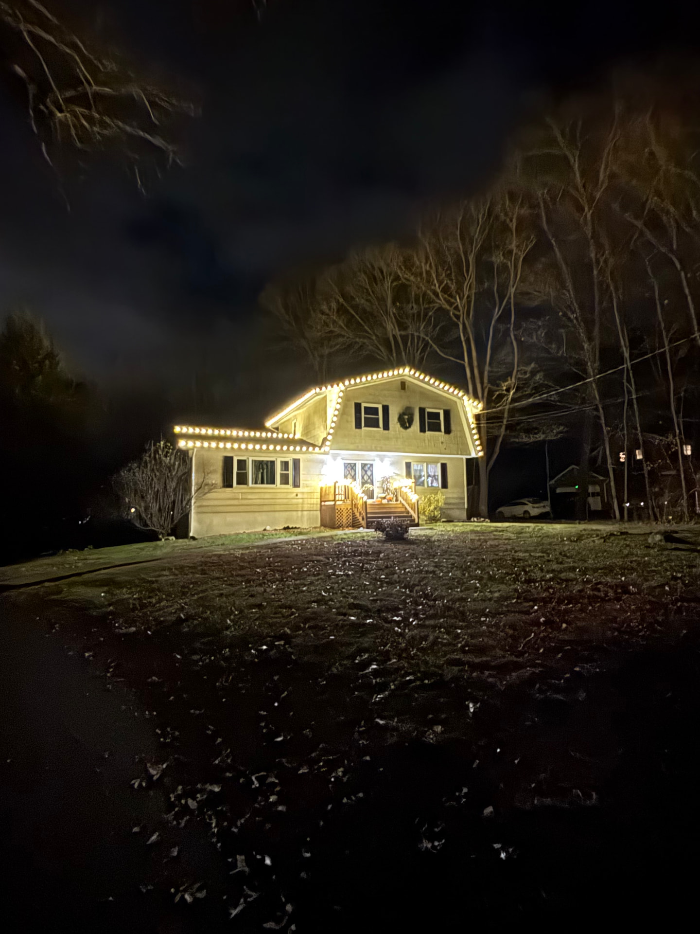 Gambrel roofline glow